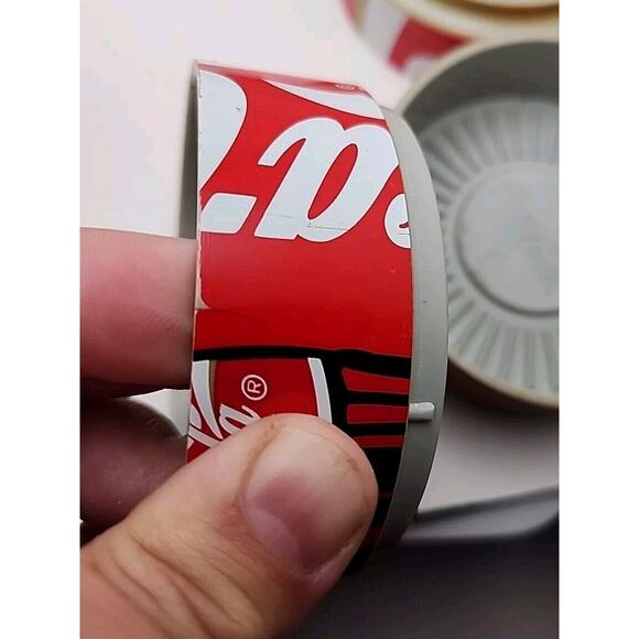 Vintage 1995 Coca-Cola Classic Puzzle OVERSIZED Can Set 6 Coasters Collectible - Picture 8 of 8